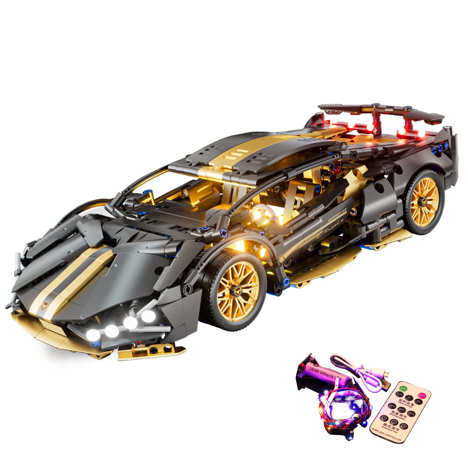 Amazon.com: Chodia Sport Race Car Building Block Sets for Adults